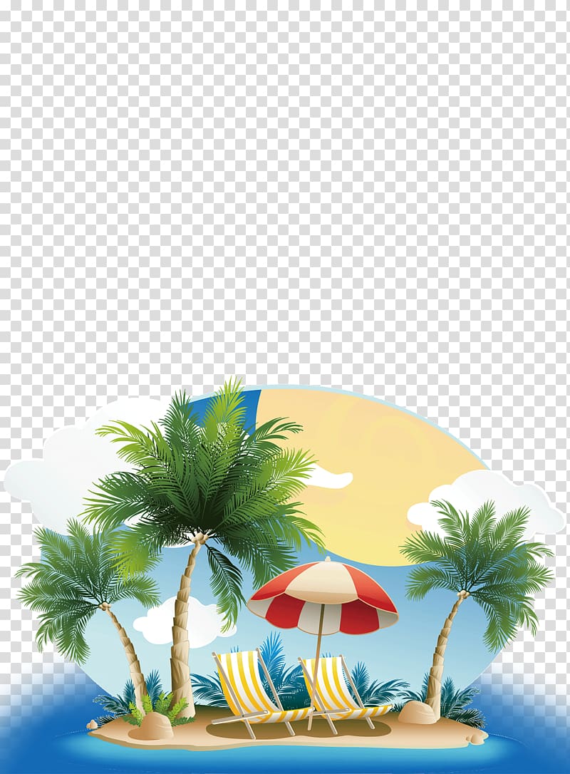 Beach , Seaside vacation transparent background PNG clipart