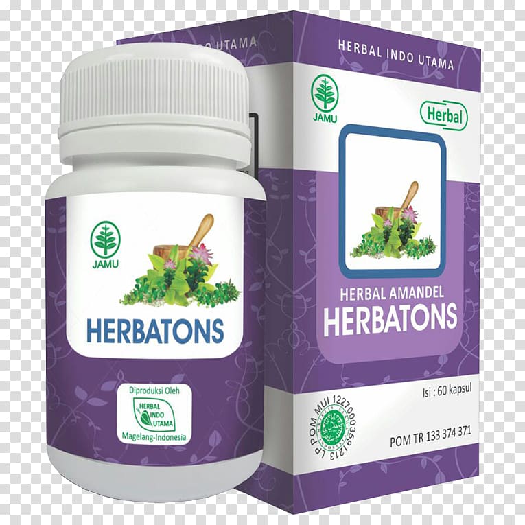 Tonsillitis Saiidah Herbal 74 Drug Capsule, obat tradisional transparent background PNG clipart