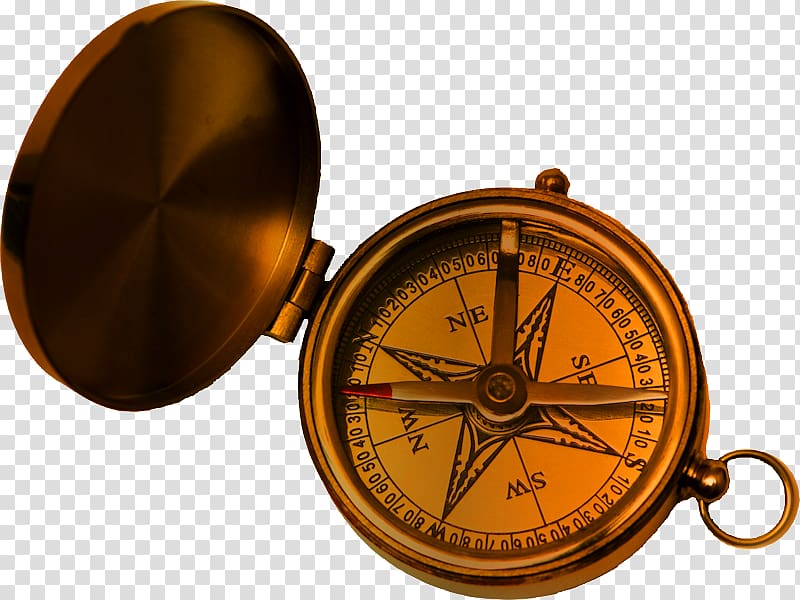 North Points of the compass Cardinal direction , Golden classical compass decoration pattern transparent background PNG clipart