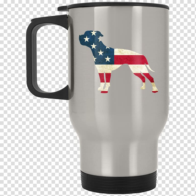 T-shirt Hoodie Clothing Mug Stainless steel, american bulldog transparent background PNG clipart