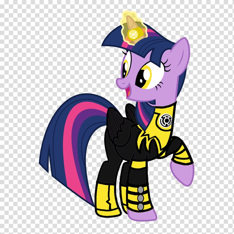 Pony Twilight Sparkle Sinestro Star Sapphire , yellow lantern transparent background PNG clipart