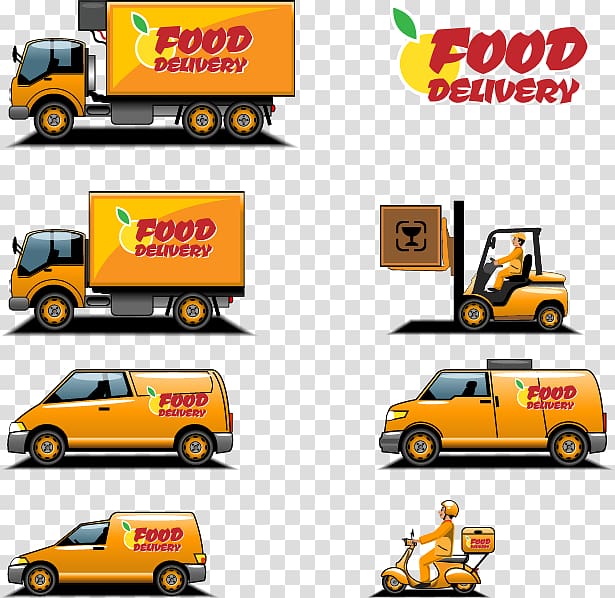 Transport Cargo Icon, Food Truck transparent background PNG clipart