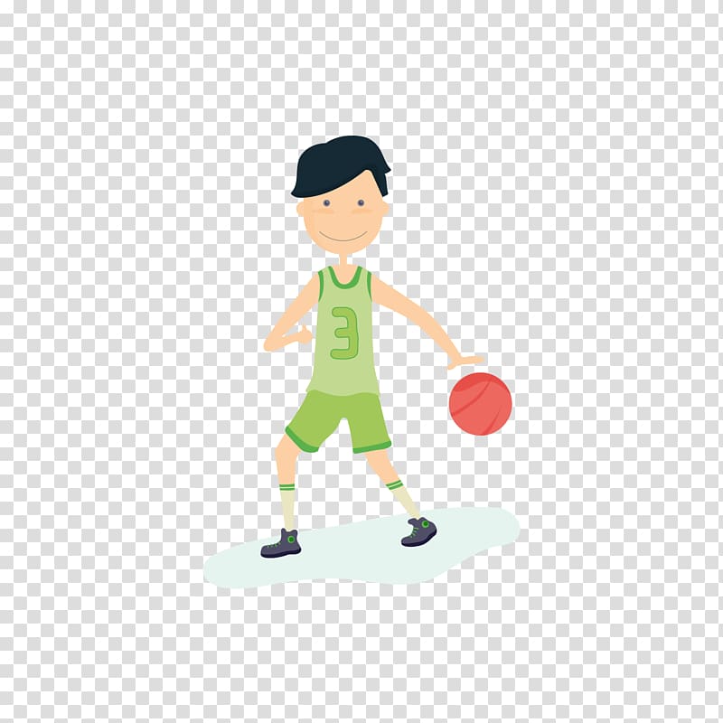 Basketball Boy Sport , Green basketball man transparent background PNG clipart