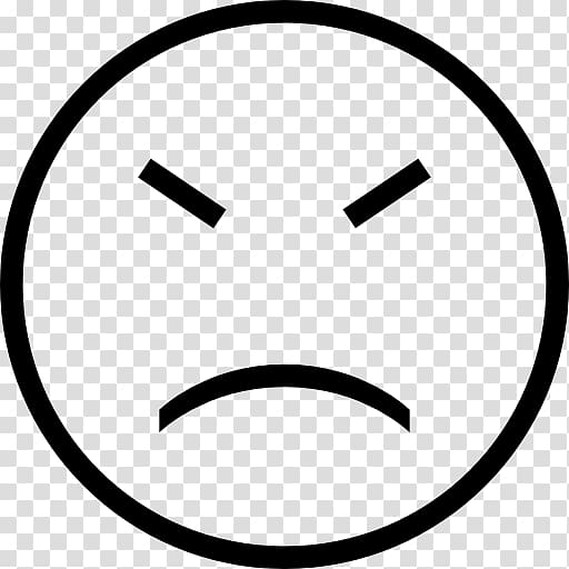Smiley Frown Sadness , eye simple stroke transparent background PNG clipart