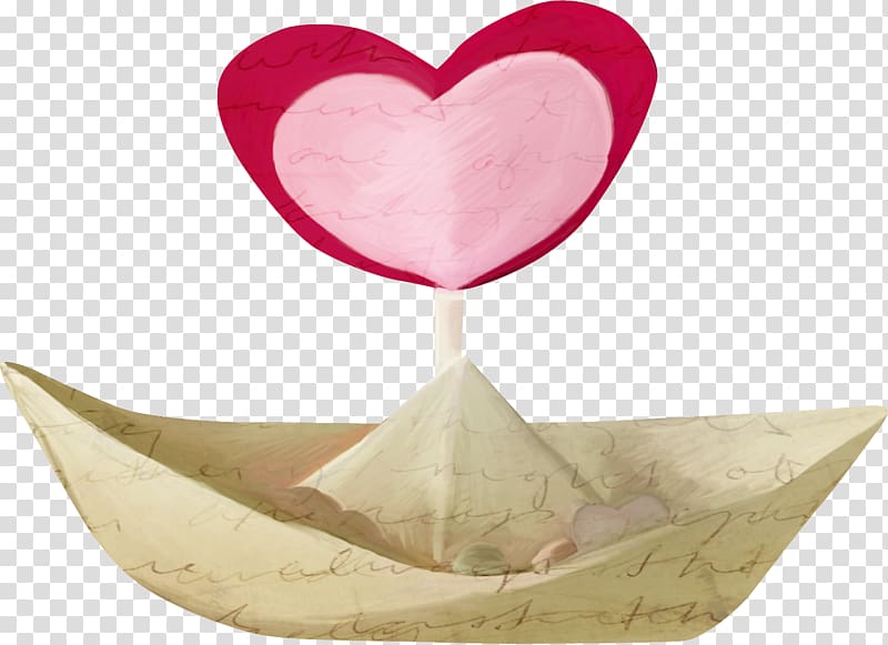 Angels Paper ForgetMeNot Boat, Peach Love Boat transparent background PNG clipart