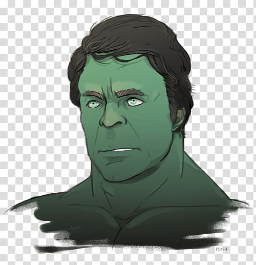 Forehead Portrait Homo sapiens Character, bruce banner transparent background PNG clipart