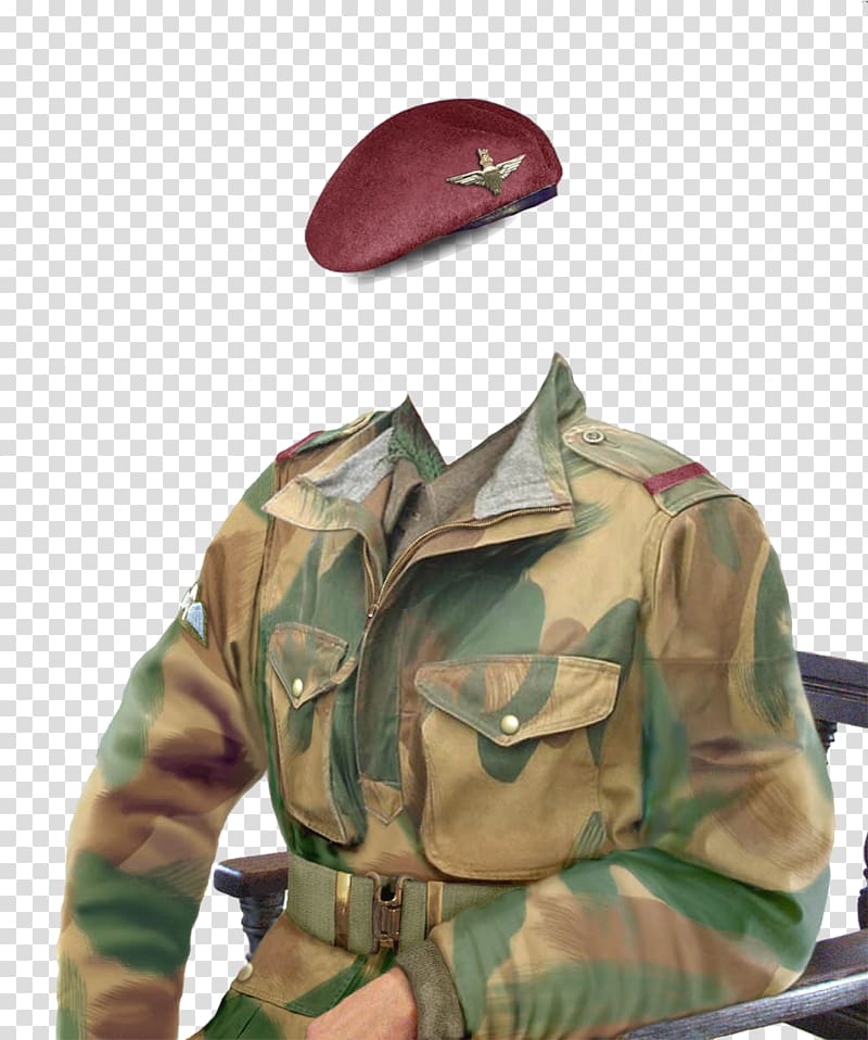 Military uniform, SAS transparent background PNG clipart