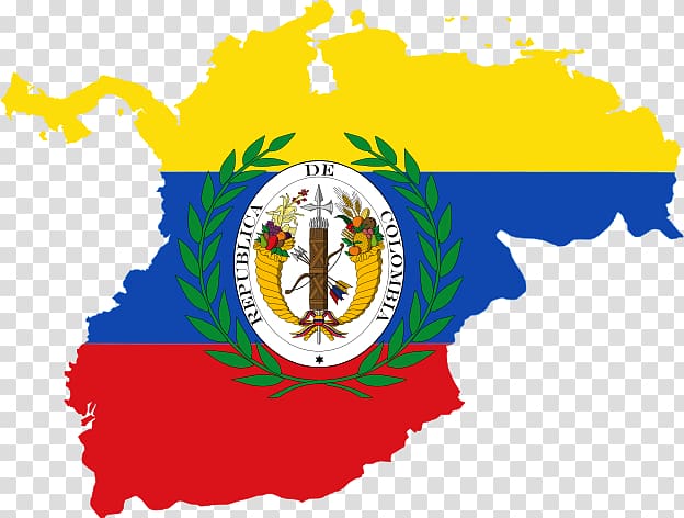 Flag of Gran Colombia First Republic of Venezuela Flag of Colombia, Flag transparent background PNG clipart