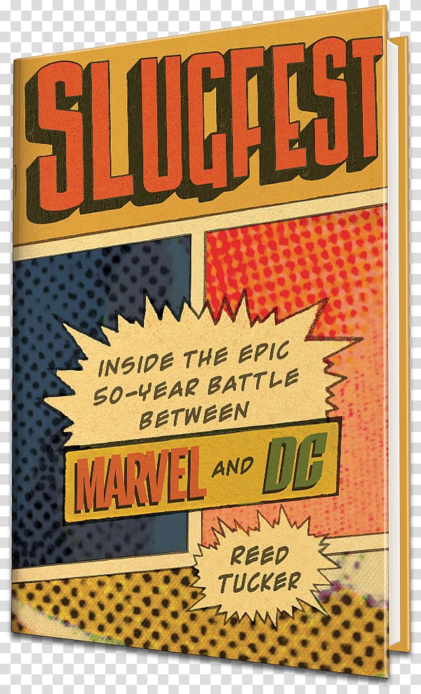 Slugfest: Inside the Epic, 50-Year Battle Between Marvel and DC Amazon.com Book Barnes & Noble Author, vintage book cover transparent background PNG clipart