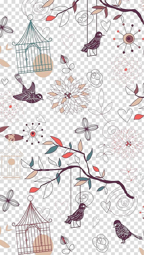 birds and birdcage , iPhone 6 Plus iPhone 5s iOS , Bird Cage transparent background PNG clipart