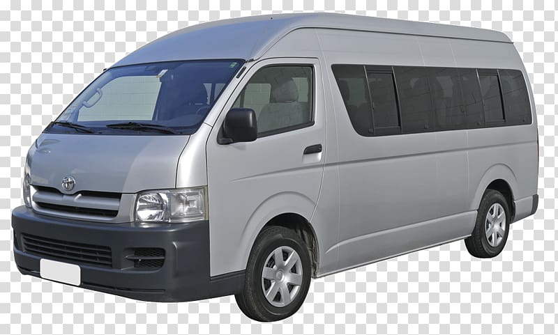 silver Toyota van, Bus Minivan Car Taxicab, Bus transparent background PNG clipart