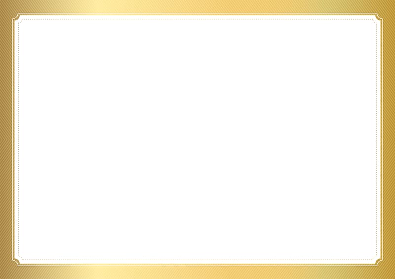 frame , Empty Certificate Template , gold border transparent background PNG clipart