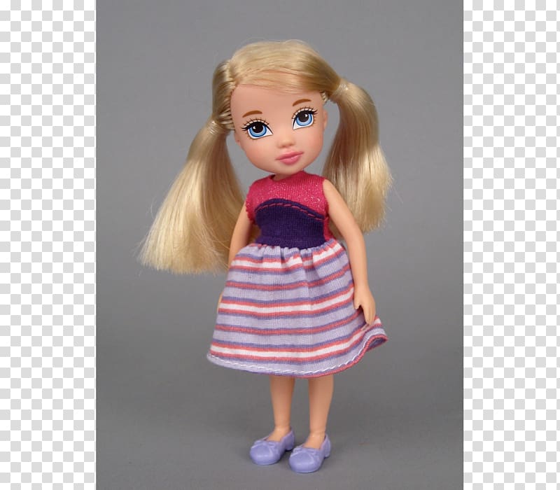 Barbie Toddler Brown hair Figurine, barbie transparent background PNG clipart