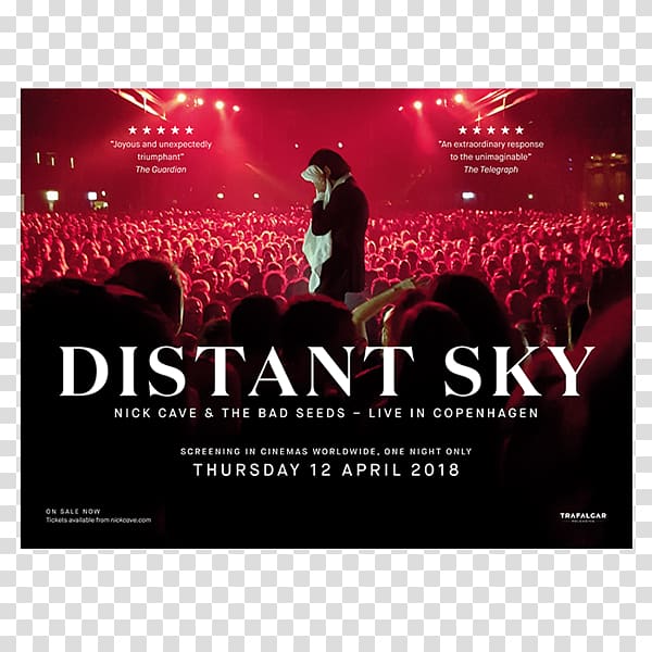 Distant Sky Nick Cave Concert film Cinema, Mercy Seat transparent background PNG clipart