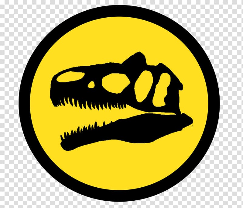 Tyrannosaurus Allosaurus Velociraptor The Lost World Jurassic Park, Jurassic Park Logo transparent background PNG clipart