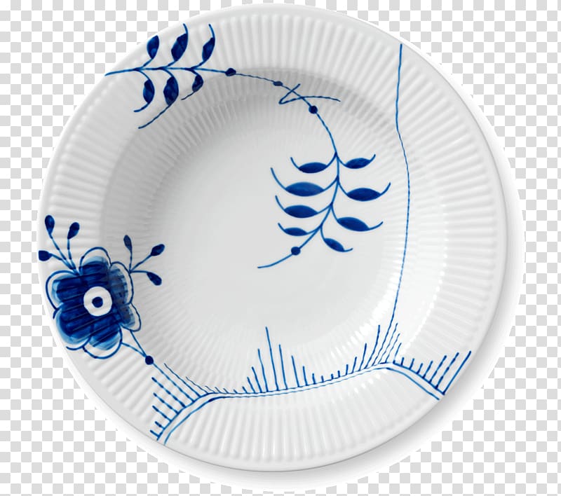 Royal Copenhagen Plate Musselmalet Tableware, bowl of pasta transparent background PNG clipart