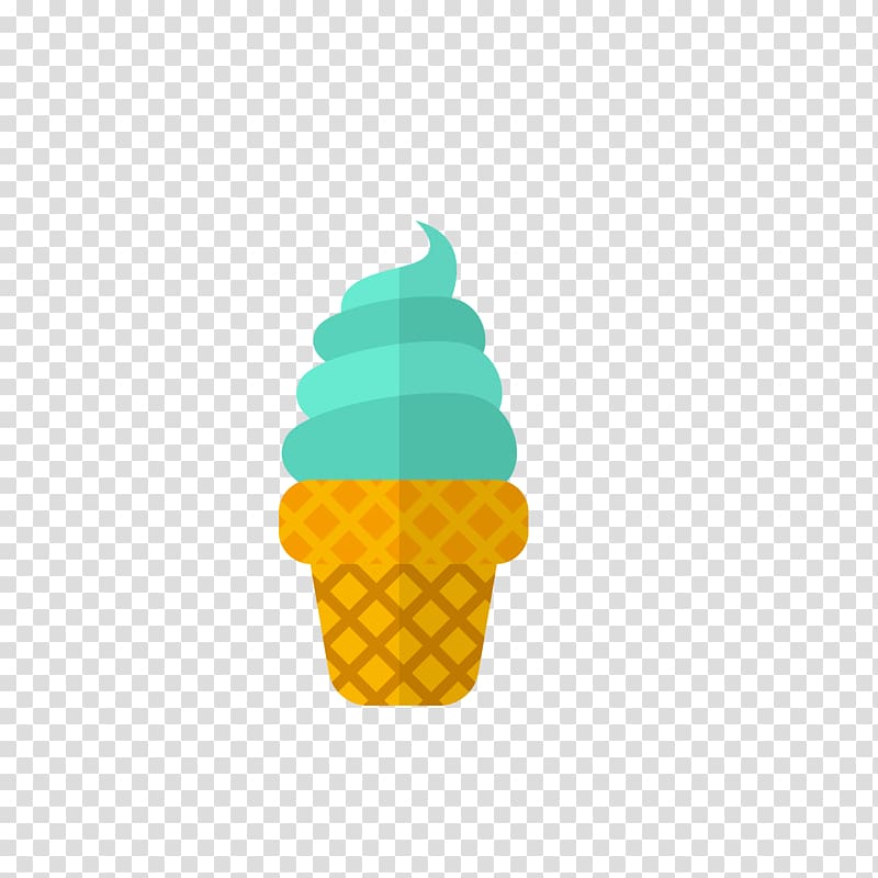 Ice cream cone Ice pop Flavor Euclidean , Blue Ice Cream transparent background PNG clipart