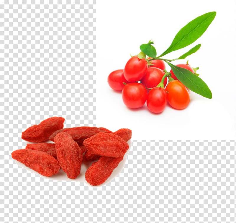 Organic food Matrimony vine Goji Extract, berries transparent background PNG clipart