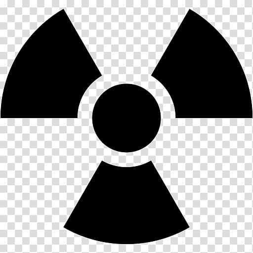 Hazard symbol Radioactive decay Radiation Radioactive contamination, others transparent background PNG clipart