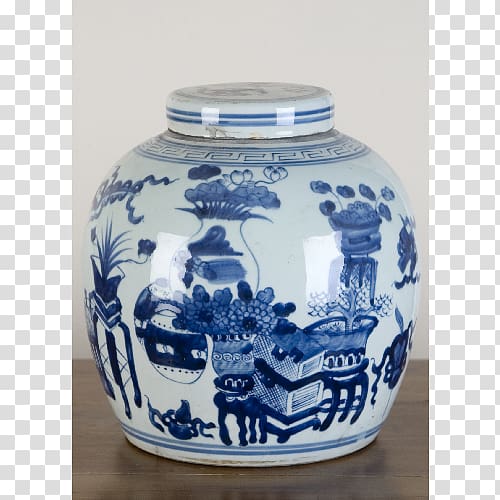 Blue and white pottery Chinese ceramics Jar, jar transparent background PNG clipart
