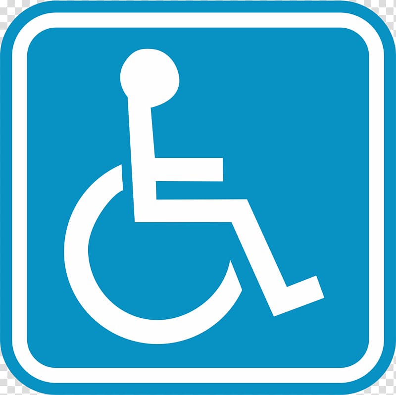 Disability Disabled parking permit International Symbol of Access Americans with Disabilities Act of 1990 ADA Signs, wheelchair transparent background PNG clipart