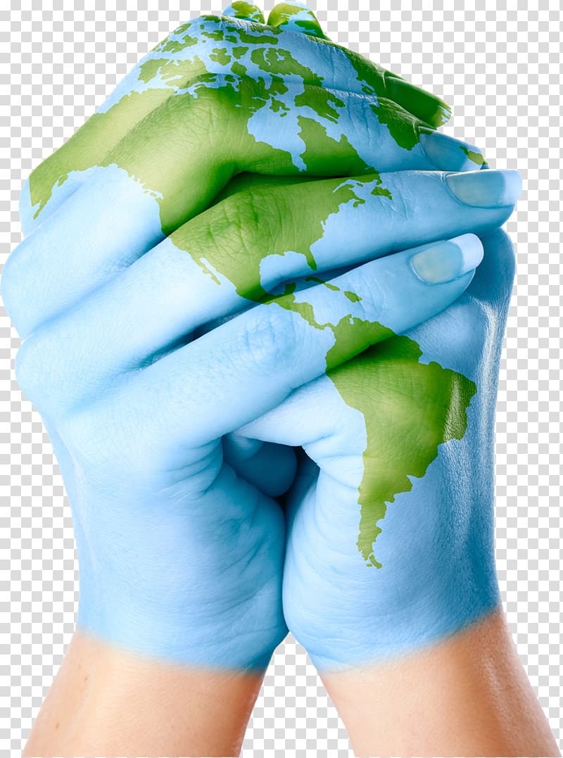 World map Globe, greenery hand painted transparent background PNG clipart