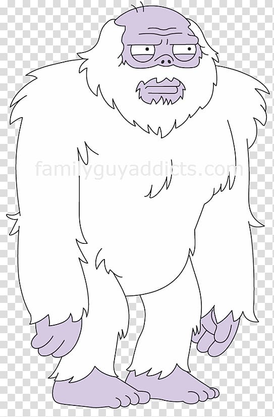 Family Guy: The Quest for Stuff Yeti Homo sapiens A Very Special Family Guy Freakin' Christmas, yeti transparent background PNG clipart
