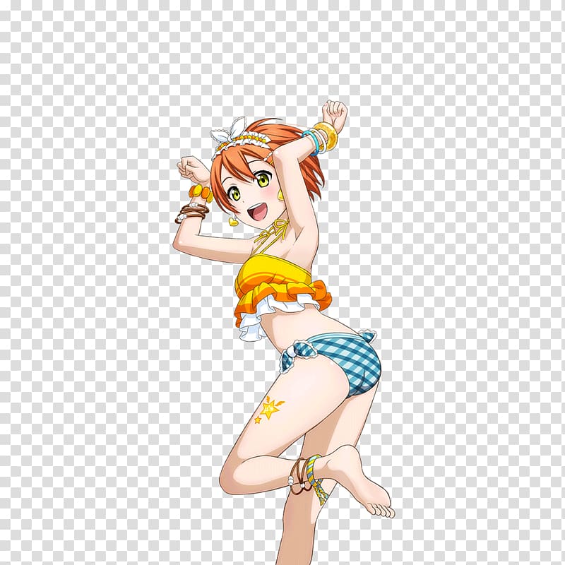 Rin Hoshizora Love Live! School Idol Festival Eli Ayase Kotori Minami Swimsuit, Rin Natsume transparent background PNG clipart