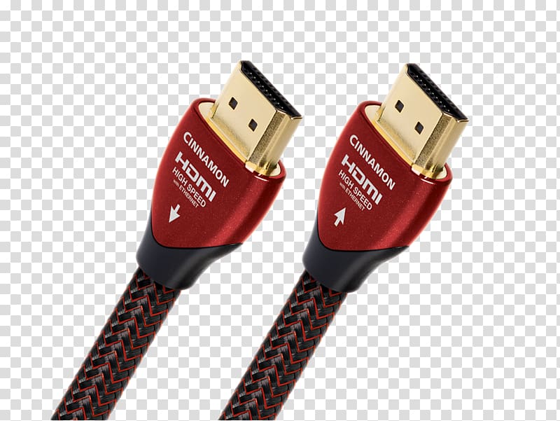 AudioQuest Cinnamon Digital audio AudioQuest Forest HDMI Cable, HDMi transparent background PNG clipart