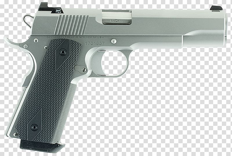 Trigger Dan Wesson Firearms 10mm Auto Pistol, Handgun transparent background PNG clipart