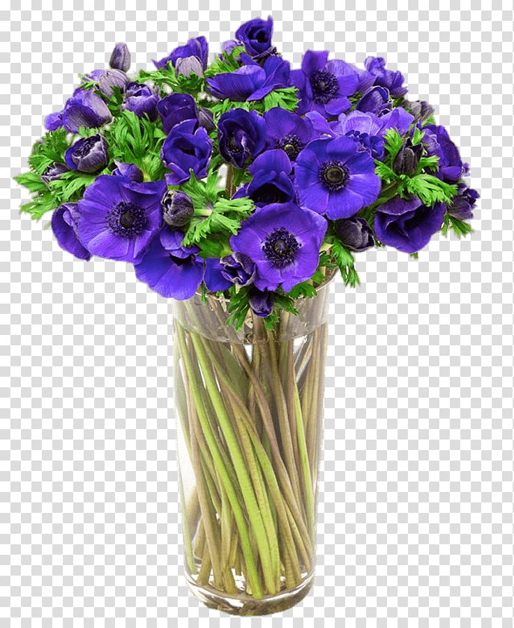 Floral design Flower bouquet Cut flowers Anemone, flower transparent background PNG clipart