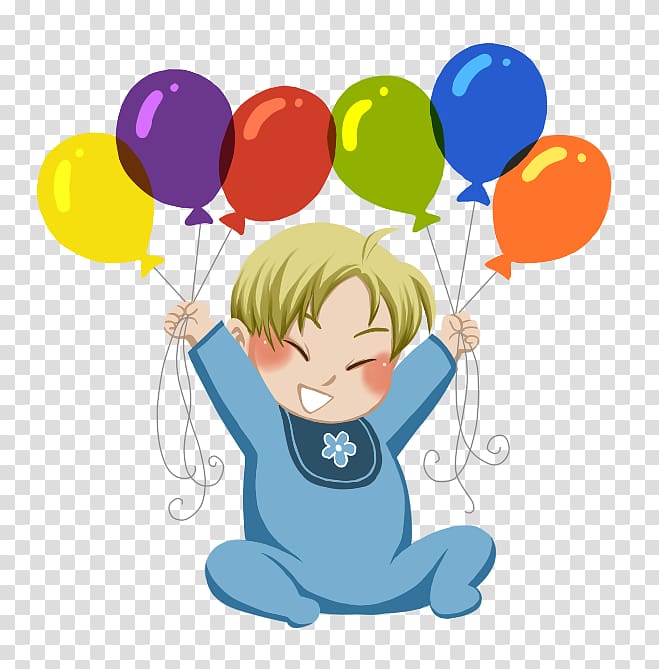 Infant Birthday Boy Balloon , Birthday transparent background PNG clipart