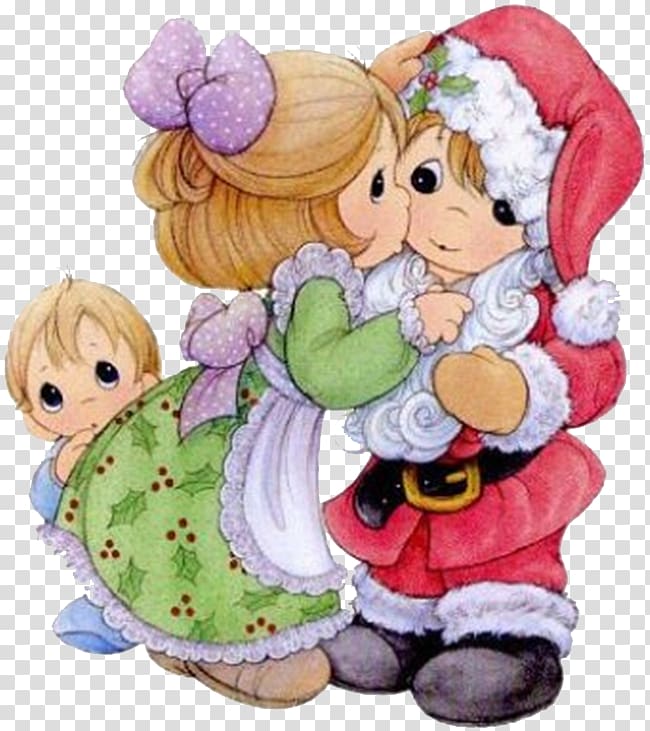 Rudolph Christmas Precious Moments, Inc. , little girl transparent background PNG clipart