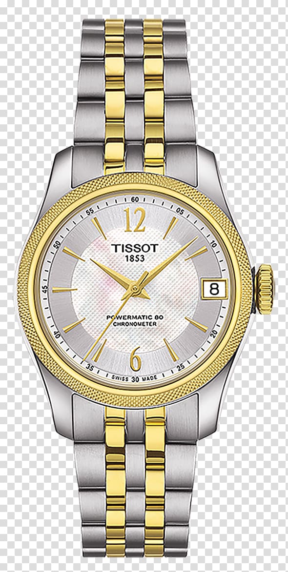 Tissot Marina Bay Sands Watch Rolex COSC, watch transparent background PNG clipart