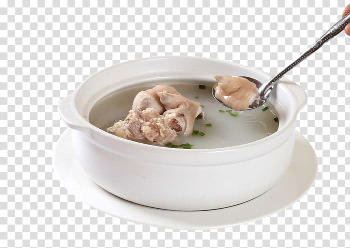 Cattle Soup Recipe Hoof Bowl, Ti Hua pea soup transparent background PNG clipart