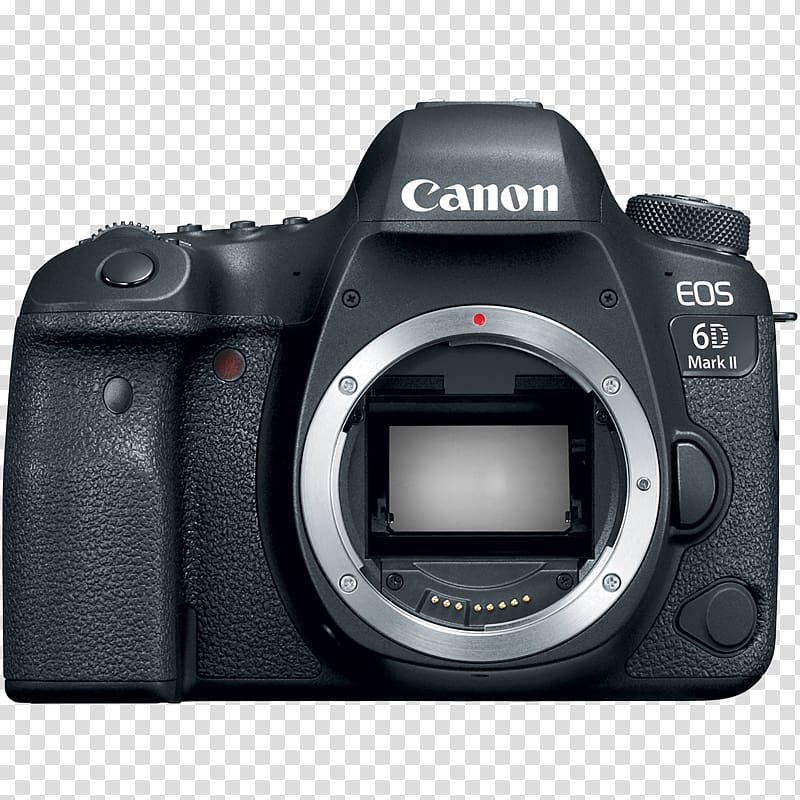 Canon EOS 6D Canon EF lens mount Full-frame digital SLR Camera, Camera transparent background PNG clipart