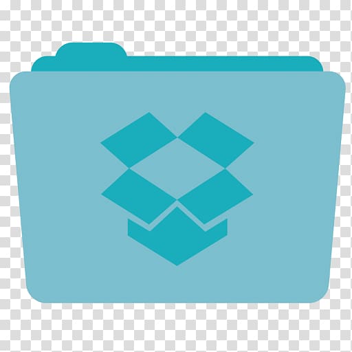 turquoise brand aqua, Folder Dropbox transparent background PNG clipart