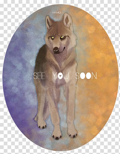 Saarloos wolfdog Czechoslovakian Wolfdog Shikoku Finnish Spitz Coyote, See You Soon transparent background PNG clipart