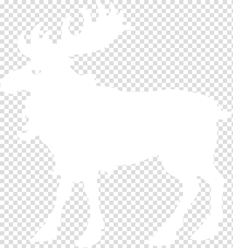 Reindeer Moose Silhouette , Moose Graphics transparent background PNG clipart