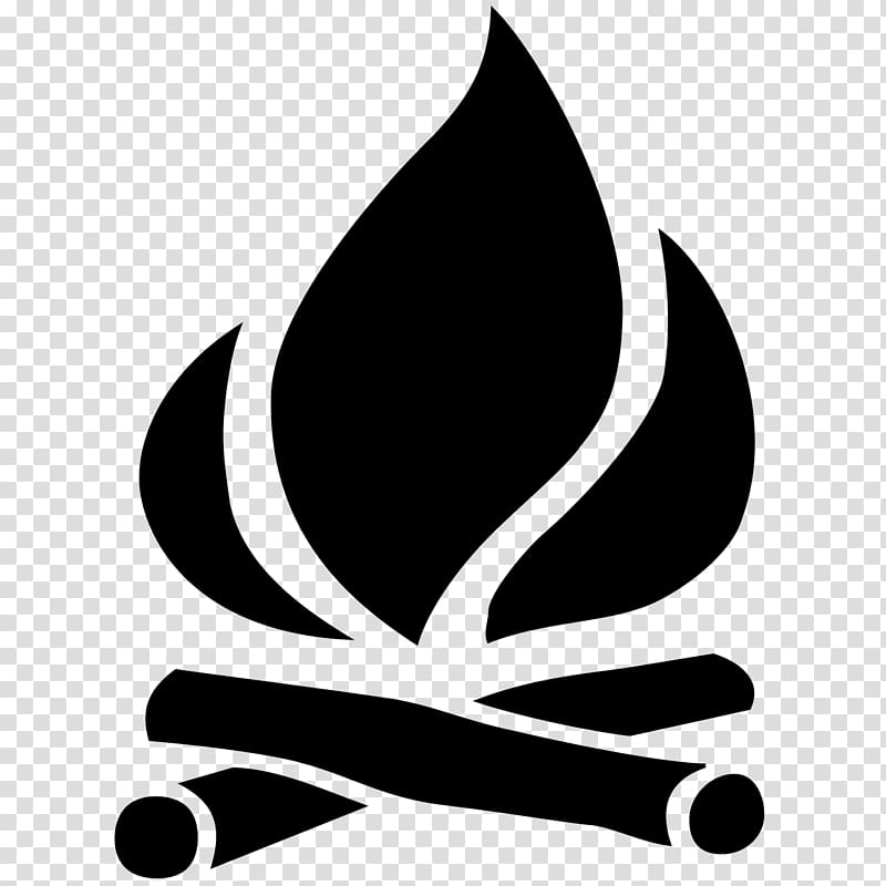 Campfire Clip Art Black White