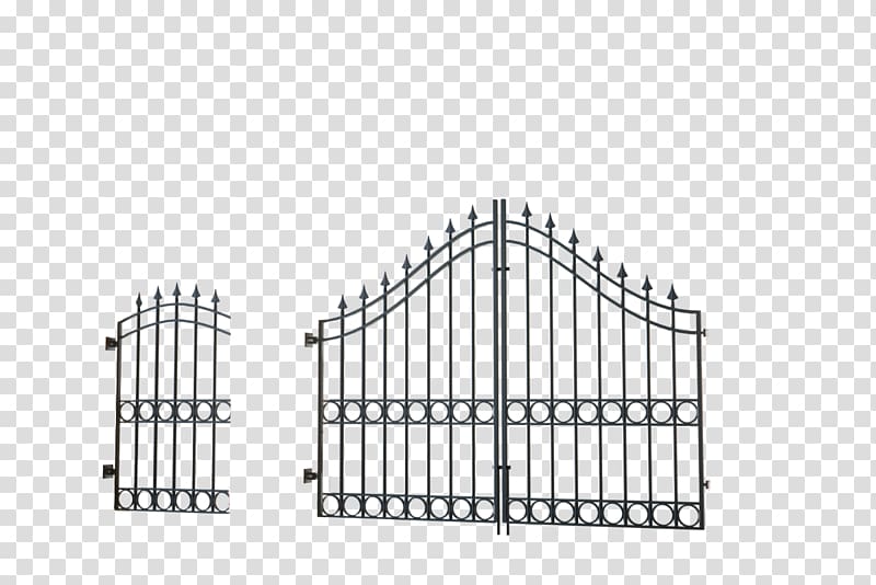 Wrought iron Gate Fence, iron gate transparent background PNG clipart