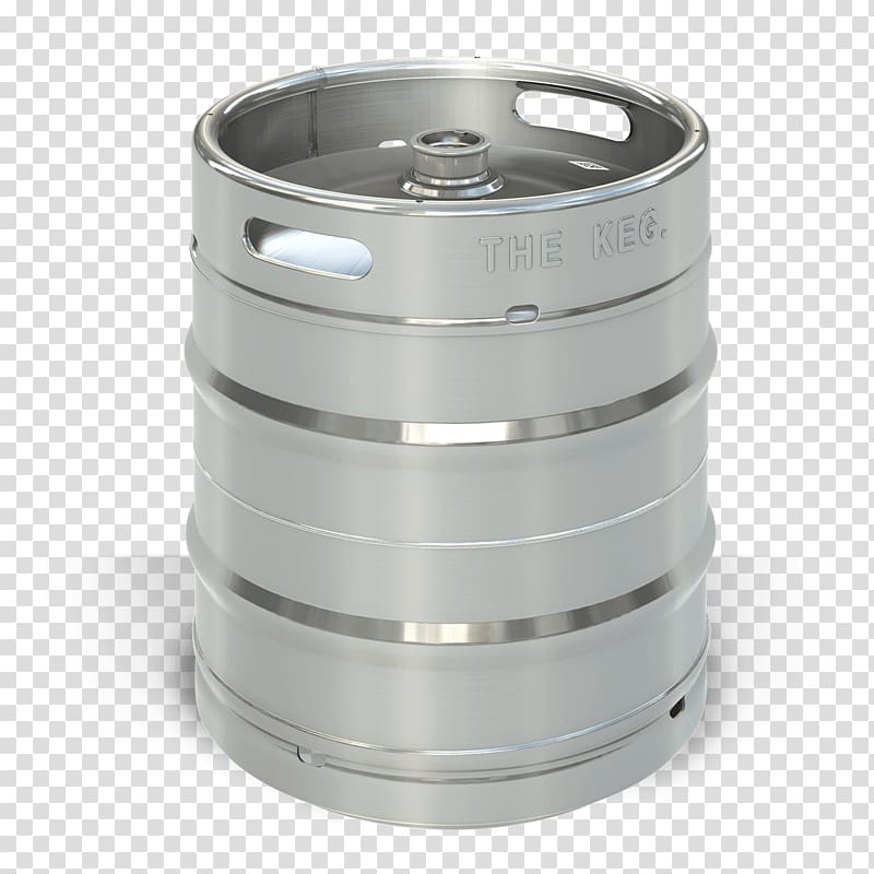 silver keg container, Beer Keg Stainless steel Brewery Barrel, draft beer transparent background PNG clipart