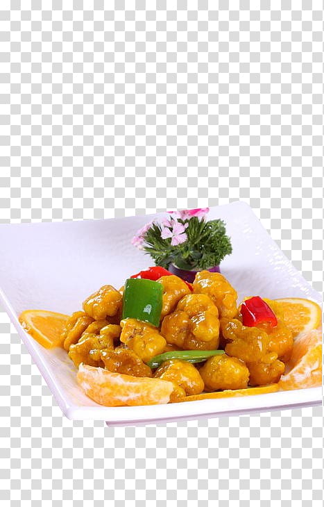 Sweet and sour pork Citrus junos, Orange Chicken grunt transparent background PNG clipart