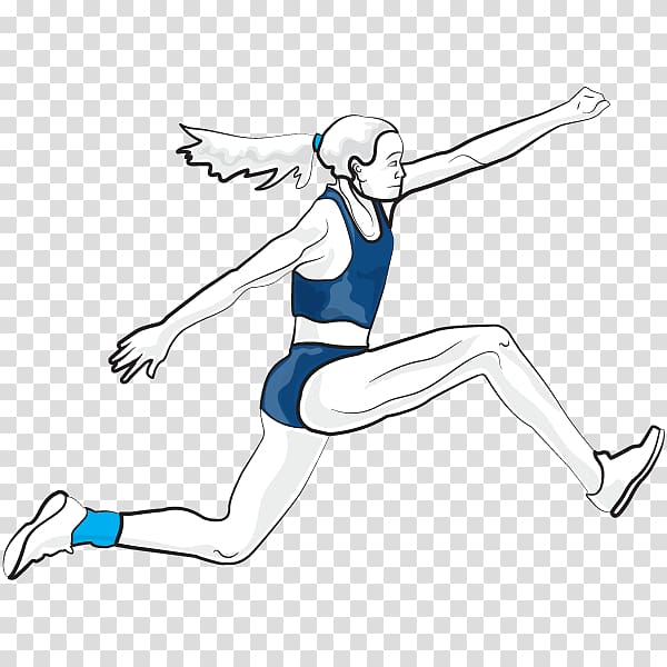 Triple jump Jumping Athletics Long jump Running, salto transparent background PNG clipart