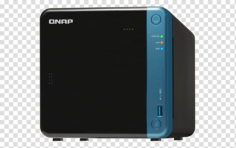 QNAP TS-453B 4 Bay NAS QNAP TS-453BE 4 Bay Desktop NAS Network Storage Systems Hard Drives QNAP TS-453B 4 Bay Diskless Desktop NAS TS-453B-4G, Newmark Systems Inc transparent background PNG clipart