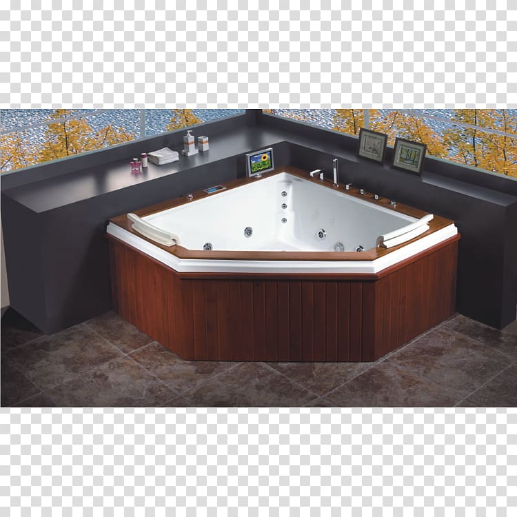 Hot tub Bathtub Spa Bathroom Shower, l-shaped kitchen cabinets membrane pressure door r transparent background PNG clipart