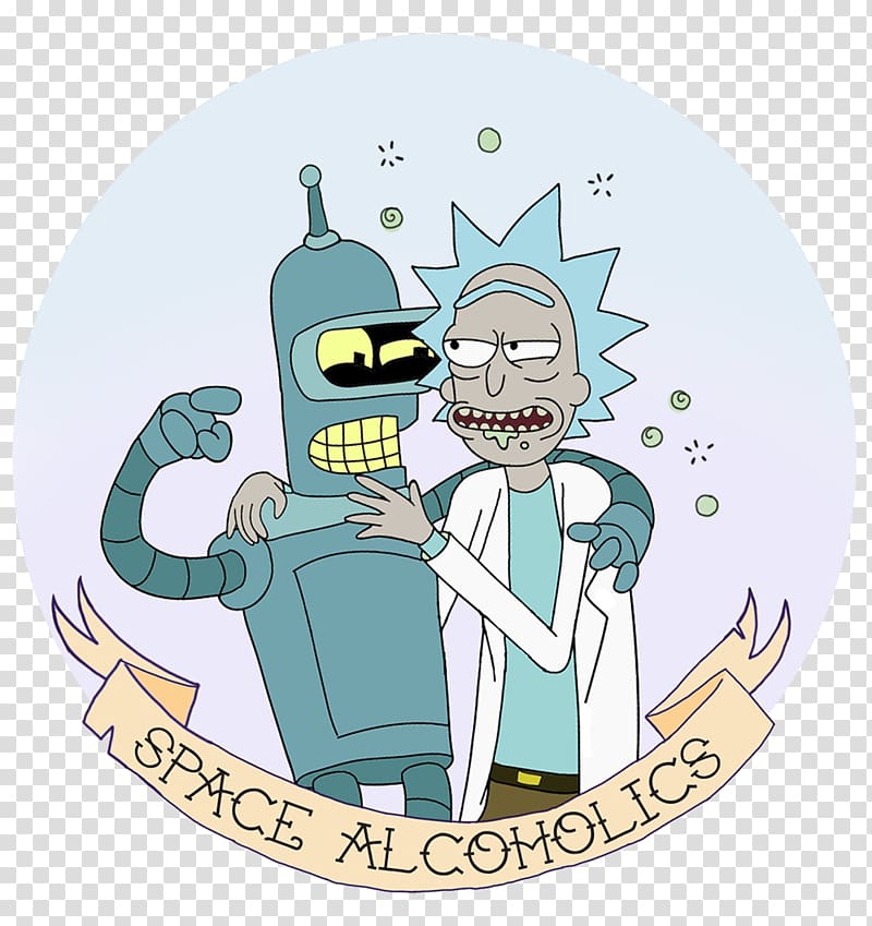 Rick Sanchez Bender Morty Smith Alcoholism Drawing, rick and morty transparent background PNG clipart