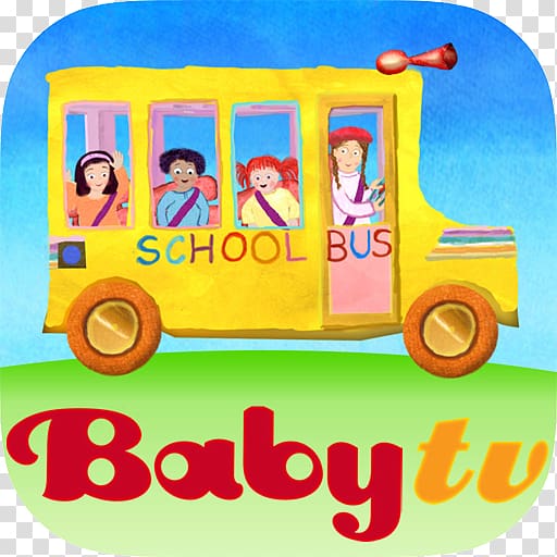 BabyTV Infant Child Television channel, wheels on the bus transparent background PNG clipart