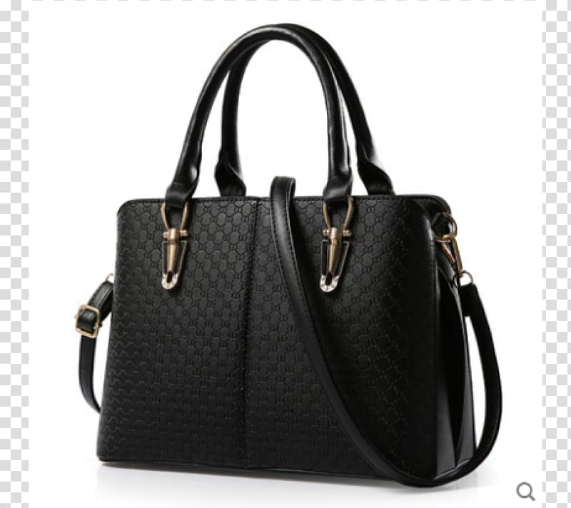 Handbag Tote bag Leather Zipper, european-style luxury transparent background PNG clipart