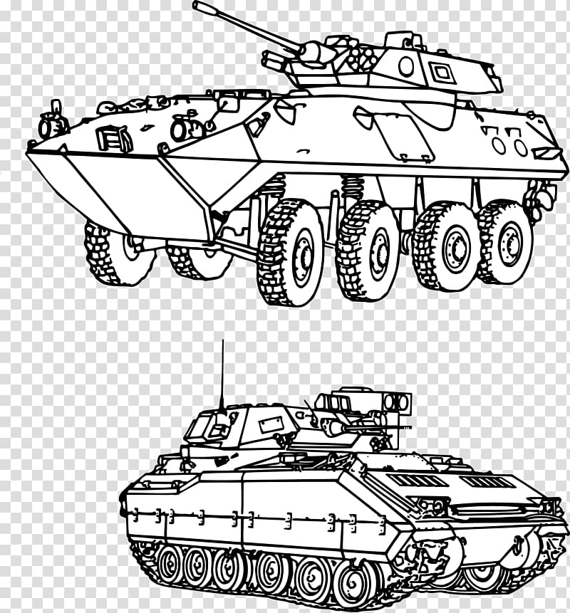 Tank Military Drawing, Hand-painted military tanks transparent background PNG clipart